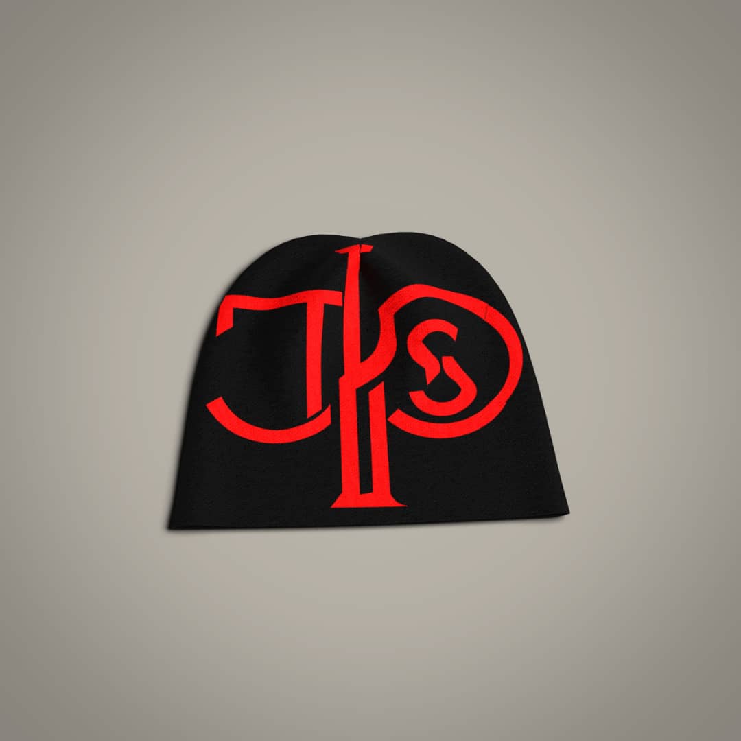 TBS BLACK&RED Beanie