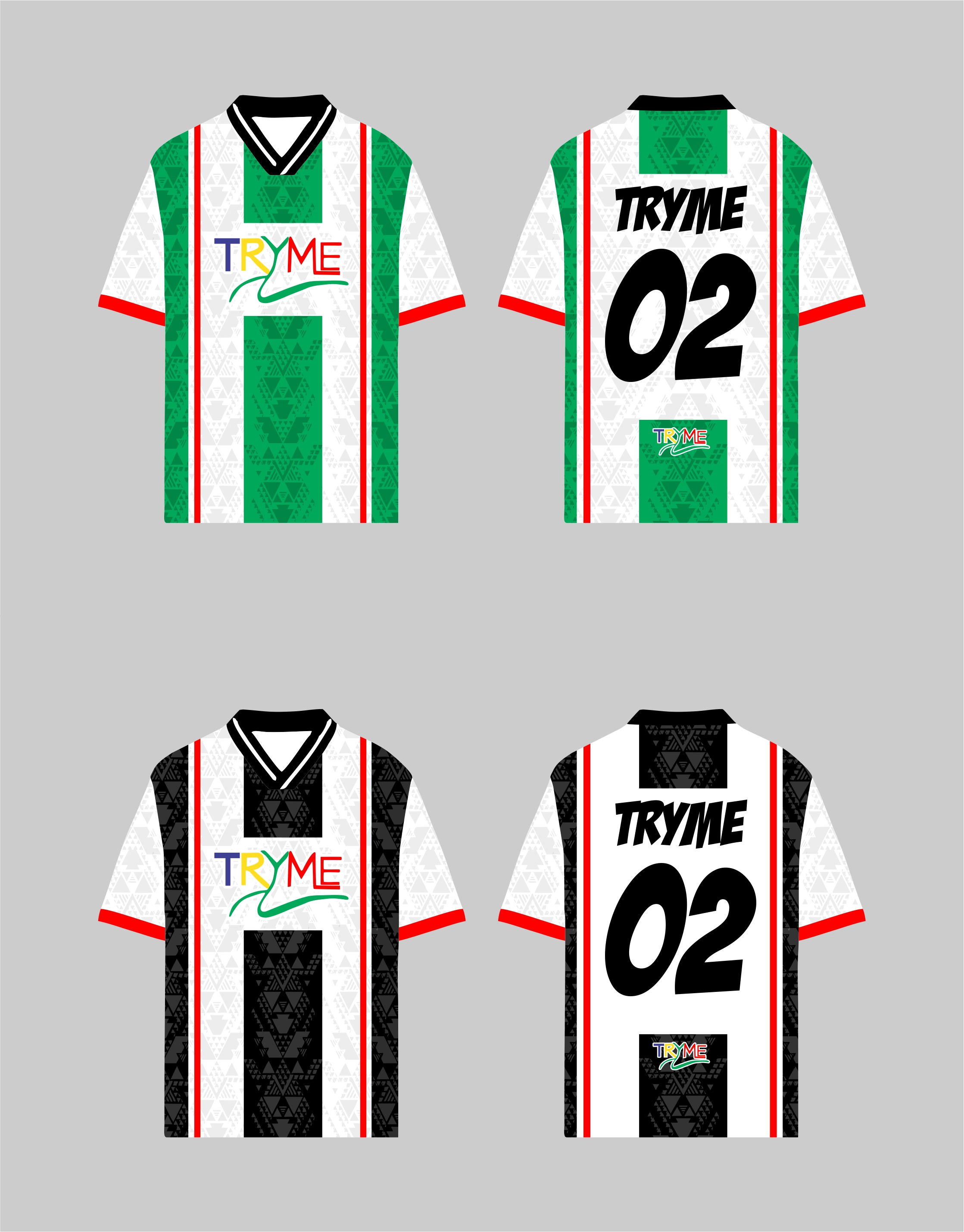Tryme football jersey