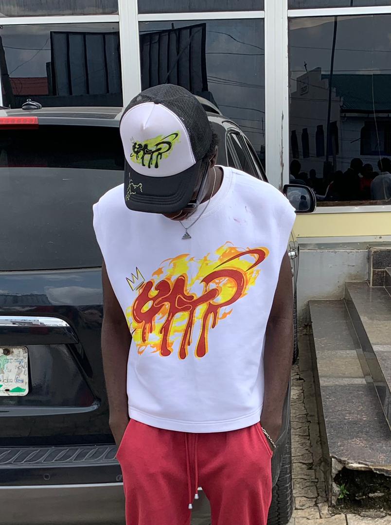 OFTP 'Bolt' Armless Cropped Tank Top